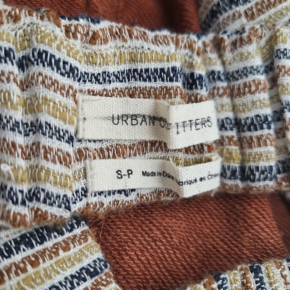 Urban Outfitters Bondi Crop Top Burnt Orange Cross Back High Neck Shirt Small - Picture 6 of 8